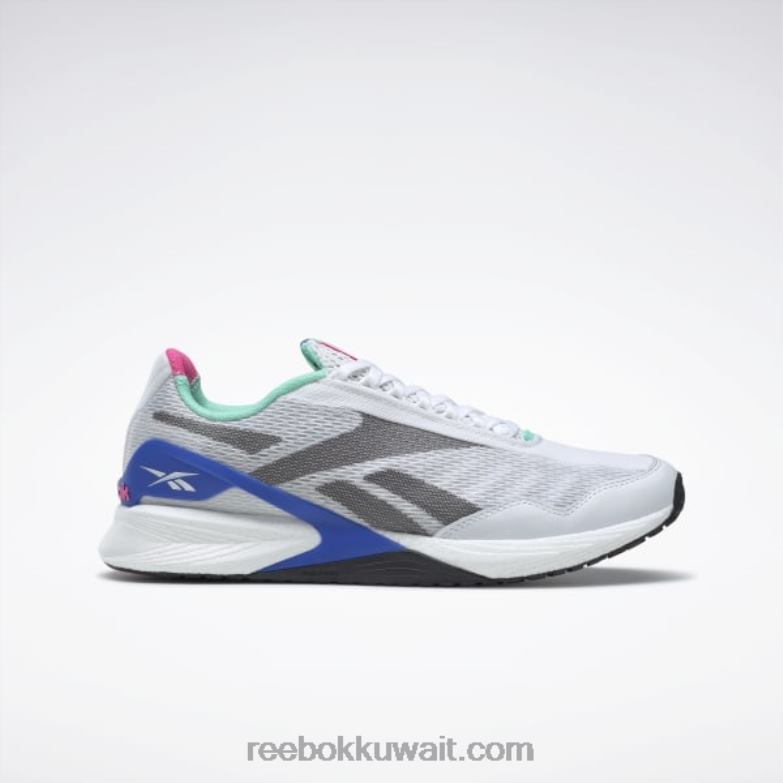أبيض ftwr / أزرق نعناعي تلميح / أزرق حذاء رياضي سبيد 21 طن متري Reebok 0NZ0F823