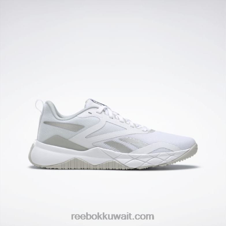 أبيض ftwr / رمادي نقي 2 / أزرق متجه أحذية تدريب نسائية nfx Reebok 0NZ0F344