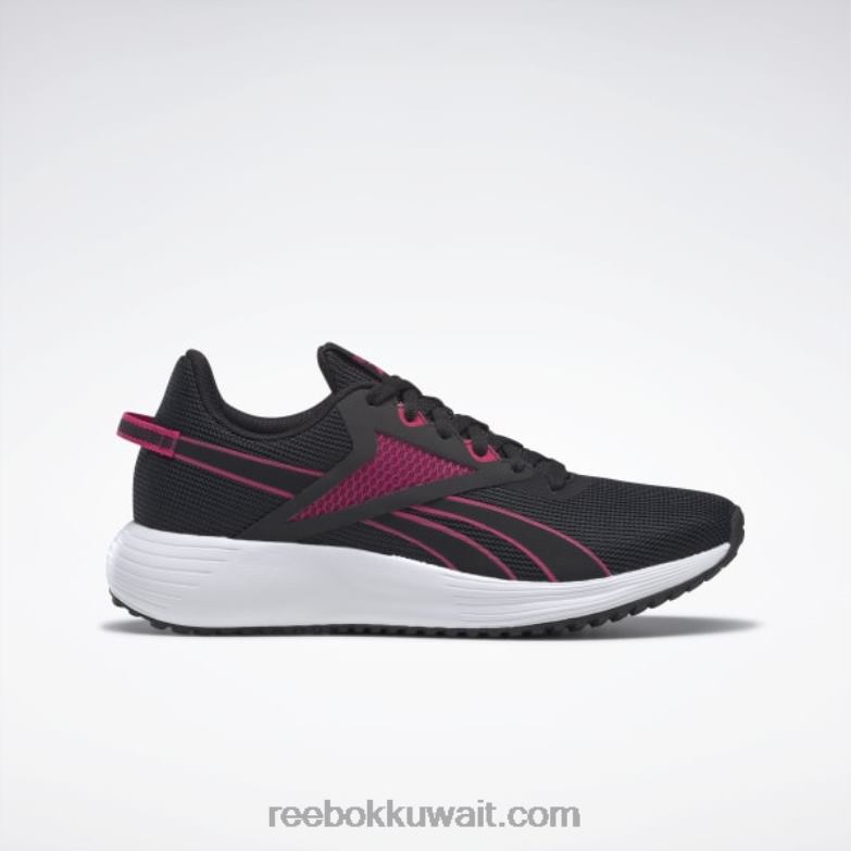 الأساسية السوداء / السعي الوردي / أبيض ftwr حذاء جري لايت بلس 3 نسائي Reebok 0NZ0F139