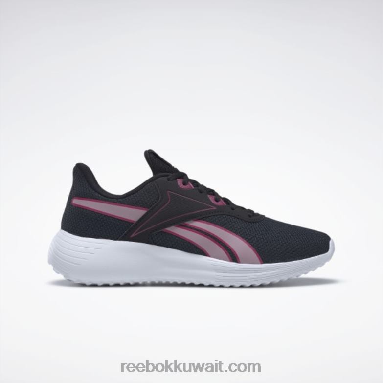 قلب أسود / أرجواني مشبع / أبيض ftwr 3 أحذية الجري النسائية Reebok 0NZ0F65