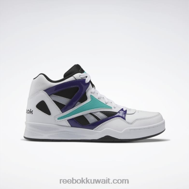 رجال أبيض ftwr / قلب أسود / أزرق مخضر كلاسيكي حذاء كرة سلة رويال بي بي 4590 Reebok 0NZ0F1163
