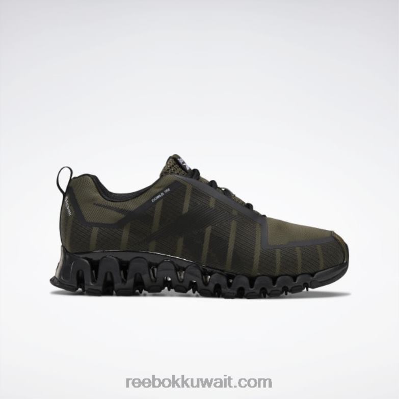 جيش أخضر / لب أسود / أبيض ftwr حذاء زيجويلد تريل 6 للرجال Reebok 0NZ0F1050