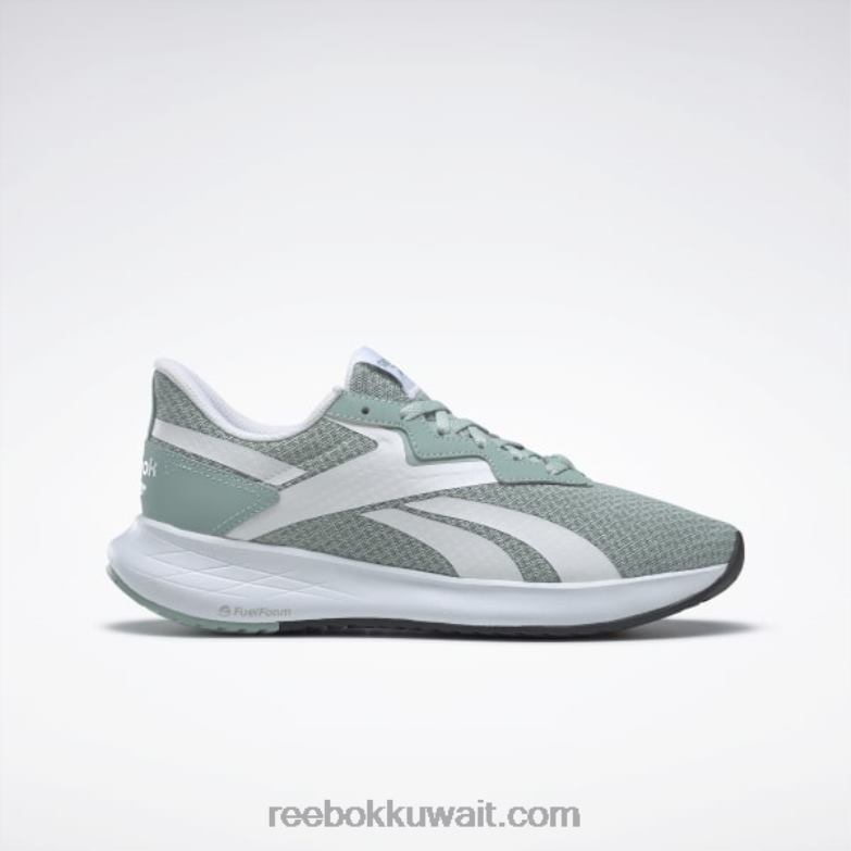 الرمادي الساحلي / أبيض ftwr / رمادي نقي 8 إنرجين بلس 2 حذاء جري نسائي Reebok 0NZ0F628
