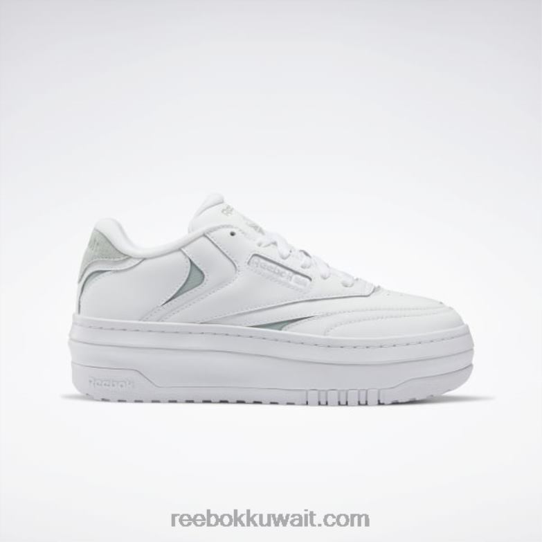 ftwr أبيض / رذاذ البحر نادي ج أحذية نسائية إضافية Reebok 0NZ0F17