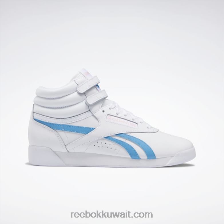 ftwr أبيض / وردي توهج / أكوا مشع f / s مرحبا أحذية نسائية Reebok 0NZ0F923