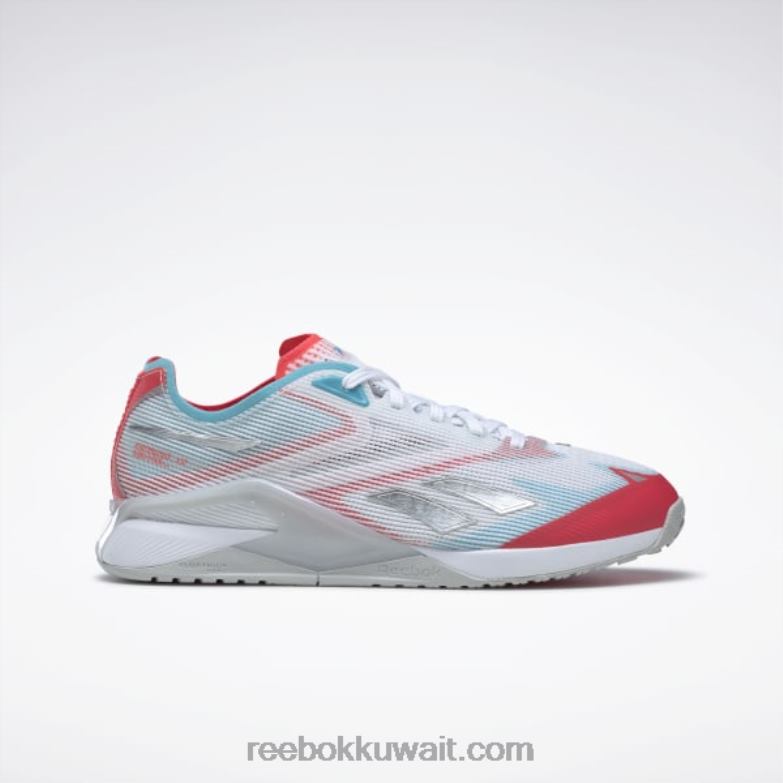 أبيض ftwr / أزرق نيون / كرز نيون حذاء تدريب nano x2 froning Reebok 0NZ0F207