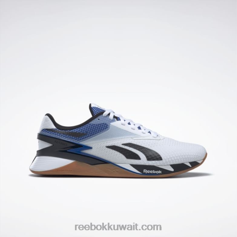 ftwr أبيض / غلين أخضر / أزرق متجه أحذية nano x3 Reebok 0NZ0F23