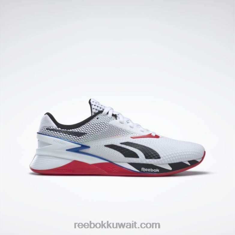 ftwr أبيض / كور أسود / أزرق متجه أحذية nano x3 Reebok 0NZ0F40