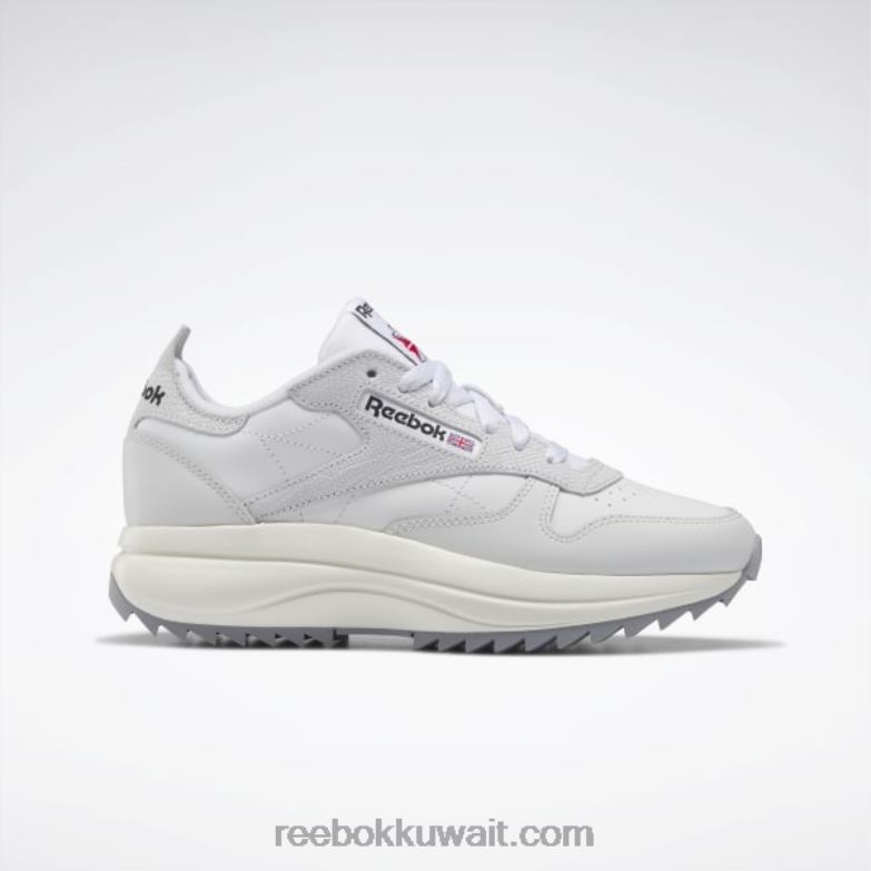 ftwr أبيض / رمادي بارد أحذية نسائية جلدية كلاسيكية sp إضافية Reebok 0NZ0F337
