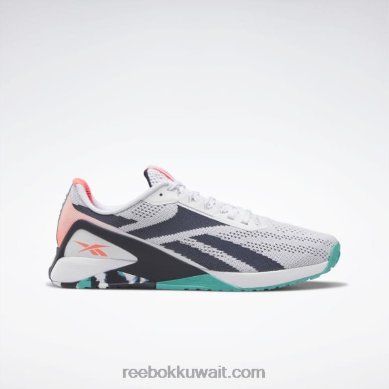 أبيض ftwr / فيكتور كحلي / كلاسيكي البط البري حذاء تدريب نانو x1 للرجال Reebok 0NZ0F1042