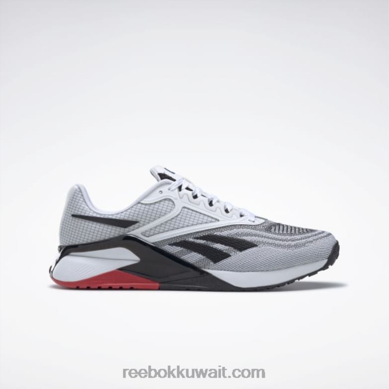 ftwr أبيض / كور أسود / أحمر متجه حذاء تدريب نانو x2 للرجال Reebok 0NZ0F1099