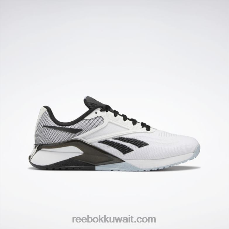 أبيض ftwr / رمادي الجملون / قلب أسود نانو x2 حذاء تدريب نسائي ليه ميلز Reebok 0NZ0F121