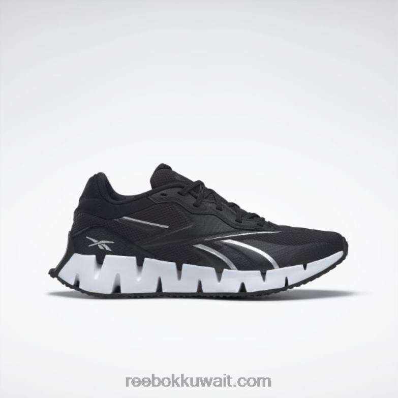 الأساسية أسود / أبيض ftwr / فضي التقى. حذاء نسائي zig dynamica 4 Reebok 0NZ0F172