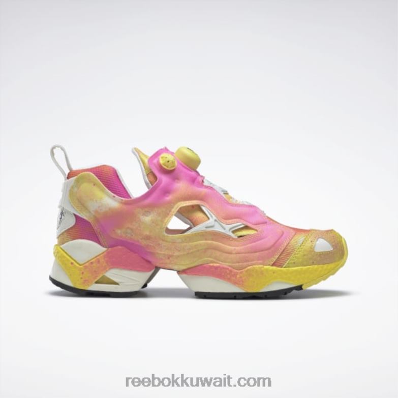 الطباشير / الأساسية الأسود أحذية الغضب instapump مبتسم Reebok 0NZ0F197