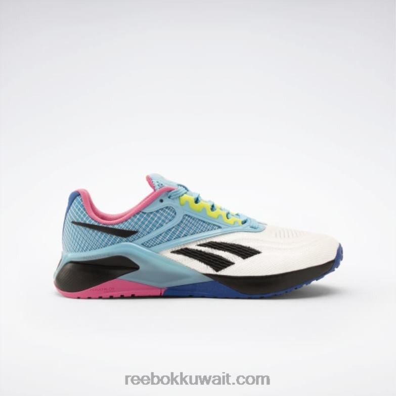 أزرق رقمي / طباشير / وردي حقيقي حذاء رياضي نسائي من nano x2 Reebok 0NZ0F20
