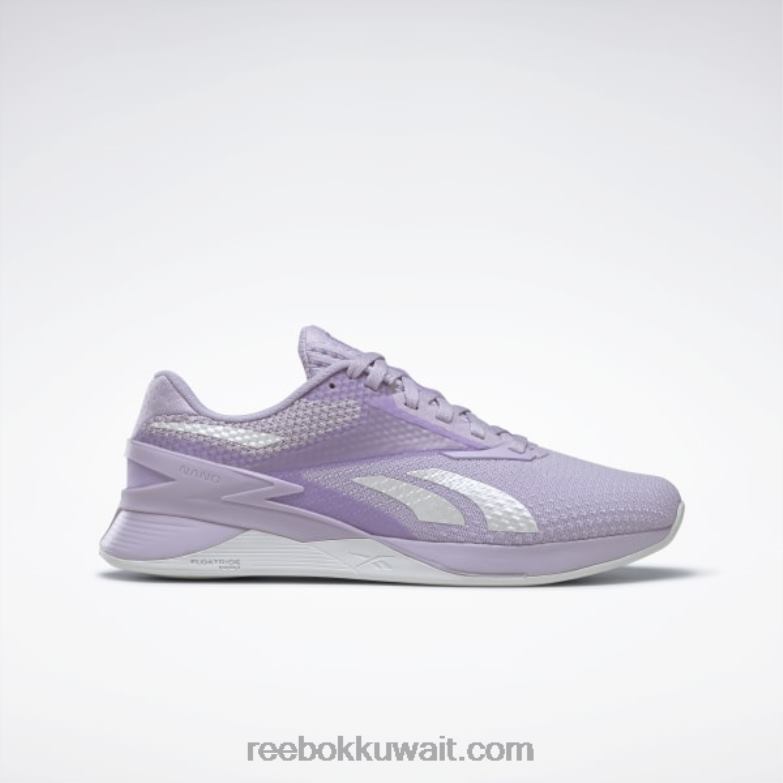 واحة بنفسجية / رمادي بارد / أزرق متجه أحذية نسائية nano x3 Reebok 0NZ0F235