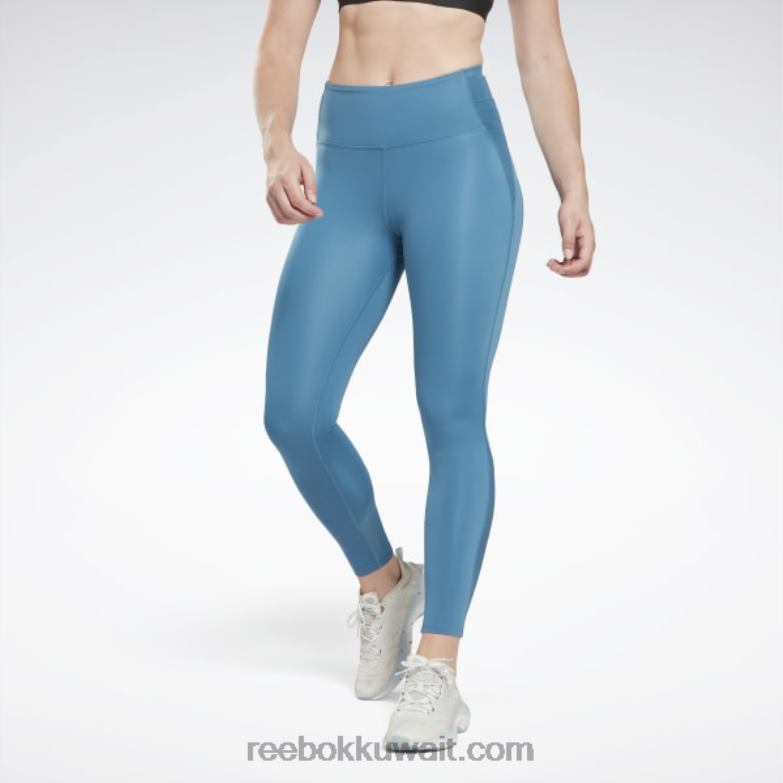 نحيف فولاذي أزرق s23-r لوكس أداء طماق الشاهقة Reebok 0NZ0F590