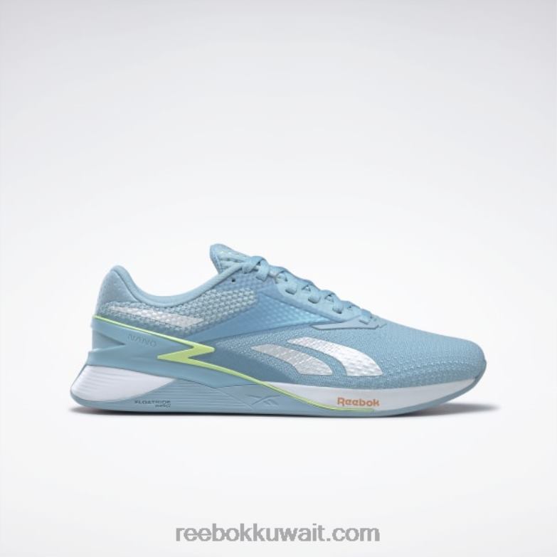 لؤلؤة زرقاء / توهج طاقة / زغب خوخ s23-r أحذية نسائية nano x3 Reebok 0NZ0F113