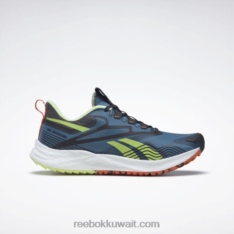 steely blue s23-r / core black / توهج للطاقة حذاء الجري الرجالي Floatride Energy 4 Adventure Reebok 0NZ0F1151