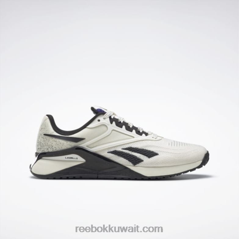 طباشير / كور أسود / أرجواني غامق نانو x2 حذاء تدريب نسائي ليه ميلز Reebok 0NZ0F115
