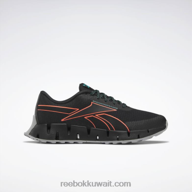 الأساسية أسود / برتقالي مضيئة / البط البري الكلاسيكي حذاء zig dynamica 2 Adventure للرجال Reebok 0NZ0F1105