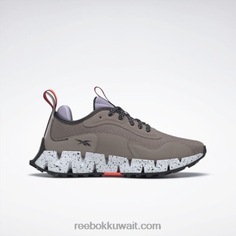 رمادي داكن / واحة بنفسجية / أبيض فاتح حذاء نسائي من zig dynamica Adventure Reebok 0NZ0F44
